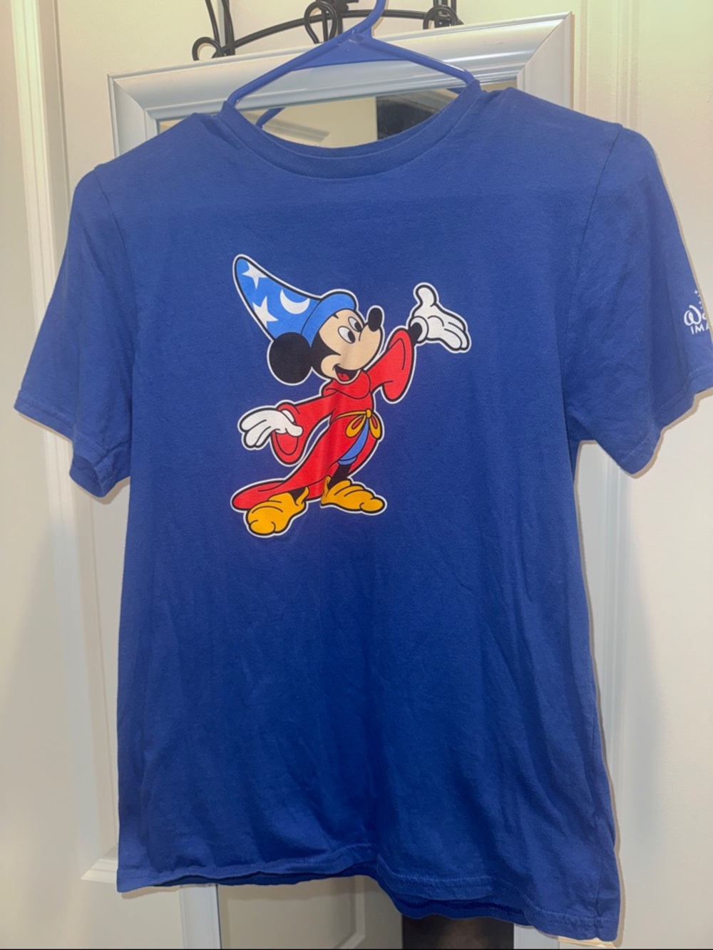 Disney Sorcerer Mickey Blue Graphic Tee
